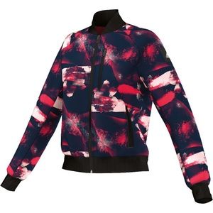 Adidas Flower Bomber Jacket Women ray red